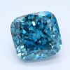 1.39 Carat Cushion Shaped Good Cut Blue- SI1 Lab Grown Diamond
