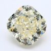 1.45 Carat Cushion Shaped Very Good Cut Yellow- VS2 Lab Grown Diamond