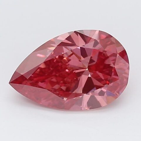 1.49 Carat Pear Shaped Very Good Cut Pink- VS1 Lab Grown Diamond