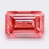 1.51 Carat Emerald Shaped Very Good Cut Pink- SI1 Lab Grown Diamond