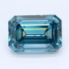 1.83 Carat Emerald Shaped Excellent Cut Blue- SI1 Lab Grown Diamond