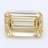 1.9 Carat Emerald Shaped Very Good Cut Yellow- SI1 Lab Grown Diamond