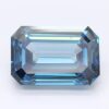 2.57 Carat Emerald Shaped Good Cut Blue- SI1 Lab Grown Diamond