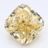 2.85 Carat Cushion Shaped Good Cut Yellow- SI1 Lab Grown Diamond