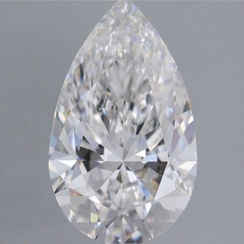 2.06 Carat Weight Pear Brilliant Shape Cut Grade VS1 Clarity White Lab Grown Diamond
